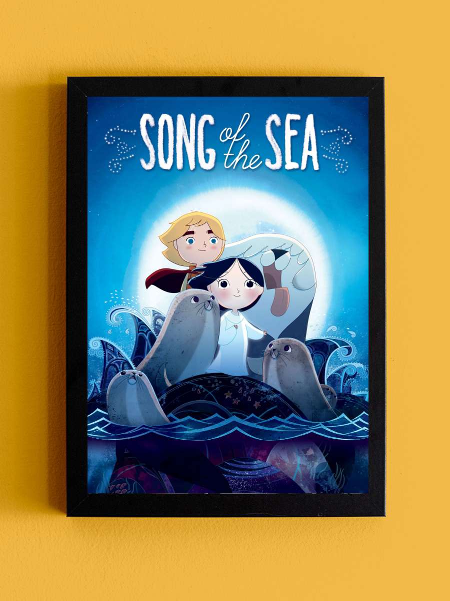 Denizin Şarkısı - Song of the Sea Film Tablo Siyah Çerçeveli Film Poster Afiş Tablo