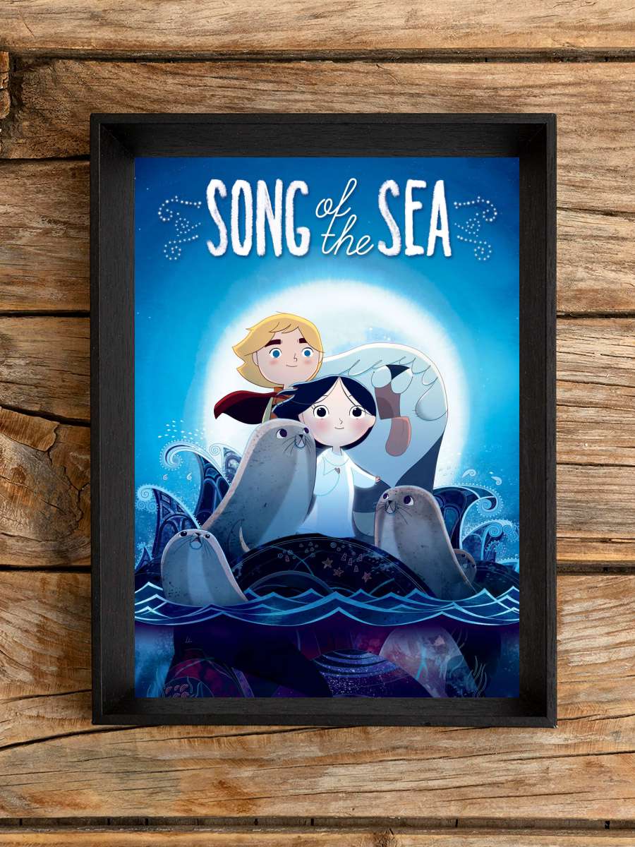 Denizin Şarkısı - Song of the Sea Film Tablo Siyah Çerçeveli Film Poster Afiş Tablo