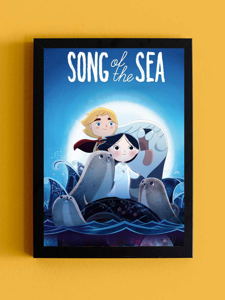 Denizin Şarkısı - Song of the Sea Film Tablo Siyah Çerçeveli Film Poster Afiş Tablo