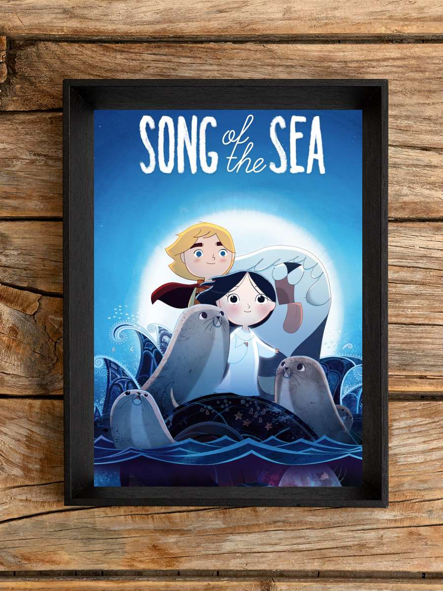 Denizin Şarkısı - Song of the Sea Film Tablo Siyah Çerçeveli Film Poster Afiş Tablo