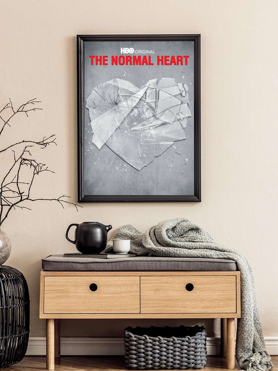 Kalbin Direnişi - The Normal Heart Film Tablo Siyah Çerçeveli Film Poster Afiş Tablo