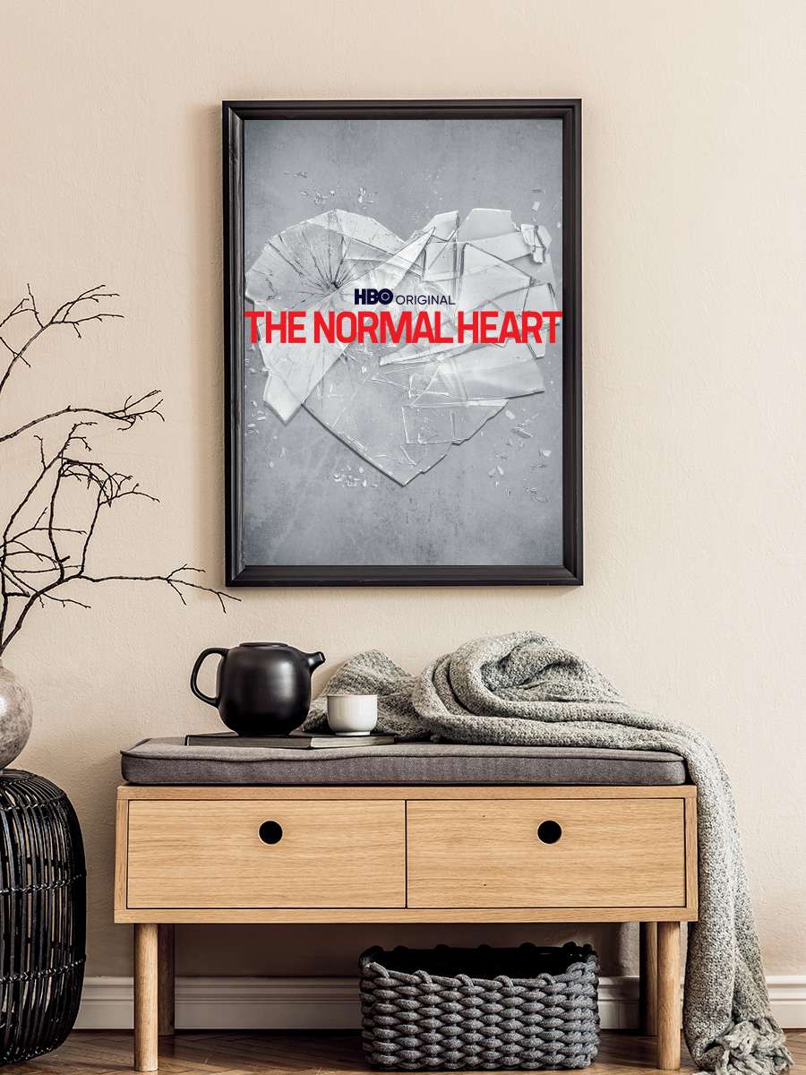 Kalbin Direnişi - The Normal Heart Film Tablo Siyah Çerçeveli Film Poster Afiş Tablo