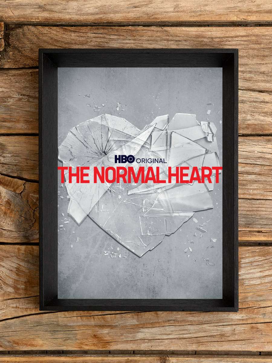 Kalbin Direnişi - The Normal Heart Film Tablo Siyah Çerçeveli Film Poster Afiş Tablo