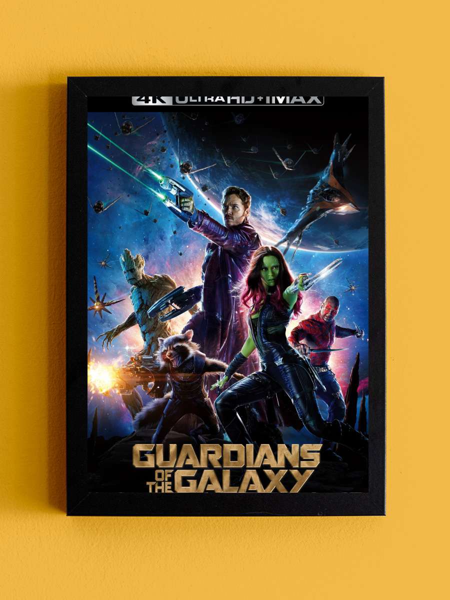 Galaksinin Koruyucuları - Guardians of the Galaxy Film Tablo Siyah Çerçeveli Film Poster Afiş Tablo