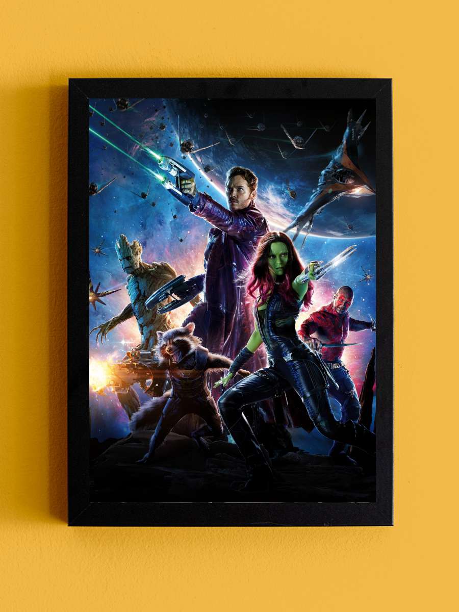 Galaksinin Koruyucuları - Guardians of the Galaxy Film Tablo Siyah Çerçeveli Film Poster Afiş Tablo