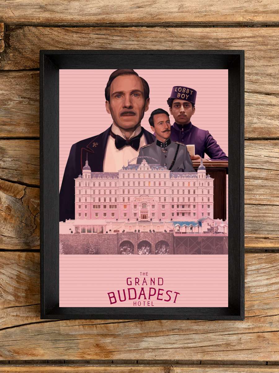 Büyük Budapeşte Oteli - The Grand Budapest Hotel Film Tablo Siyah Çerçeveli Film Poster Afiş Tablo