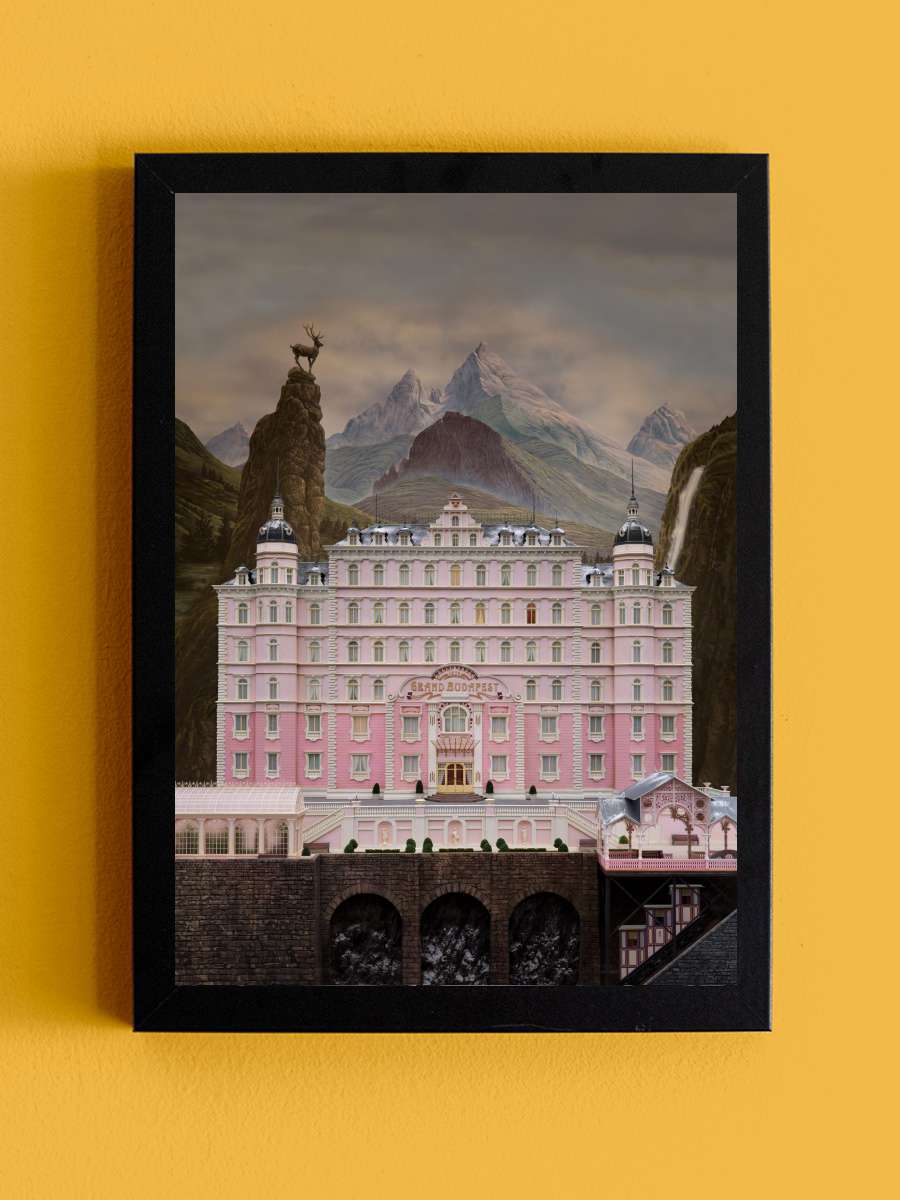 Büyük Budapeşte Oteli - The Grand Budapest Hotel Film Tablo Siyah Çerçeveli Film Poster Afiş Tablo