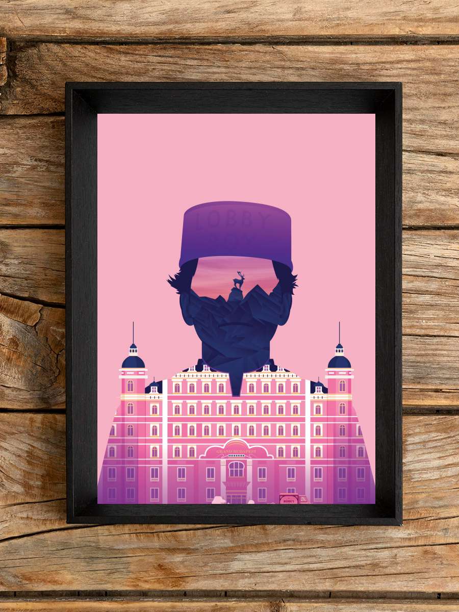 Büyük Budapeşte Oteli - The Grand Budapest Hotel Film Tablo Siyah Çerçeveli Film Poster Afiş Tablo