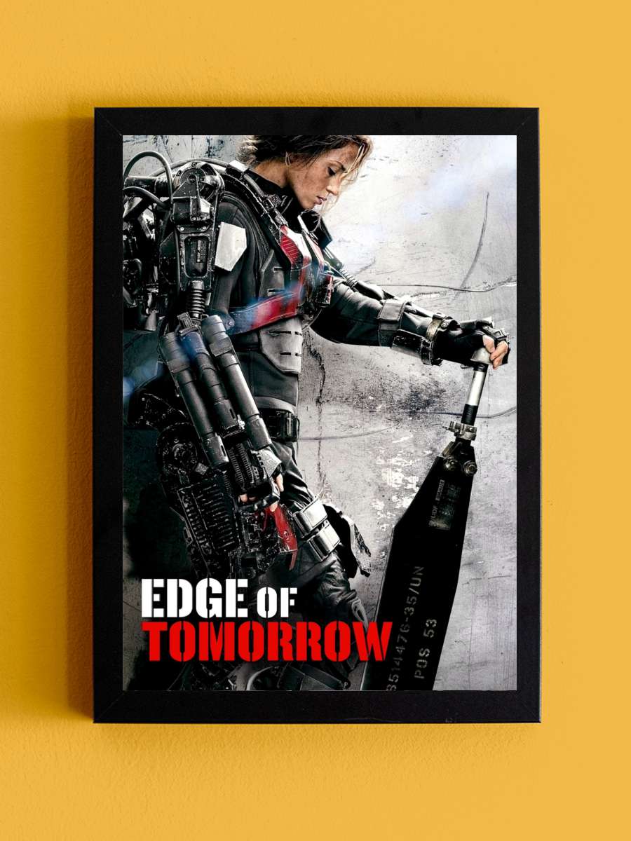 Yarının Sınırında - Edge of Tomorrow Film Tablo Siyah Çerçeveli Film Poster Afiş Tablo