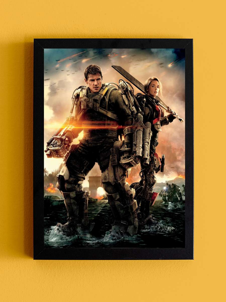 Yarının Sınırında - Edge of Tomorrow Film Tablo Siyah Çerçeveli Film Poster Afiş Tablo