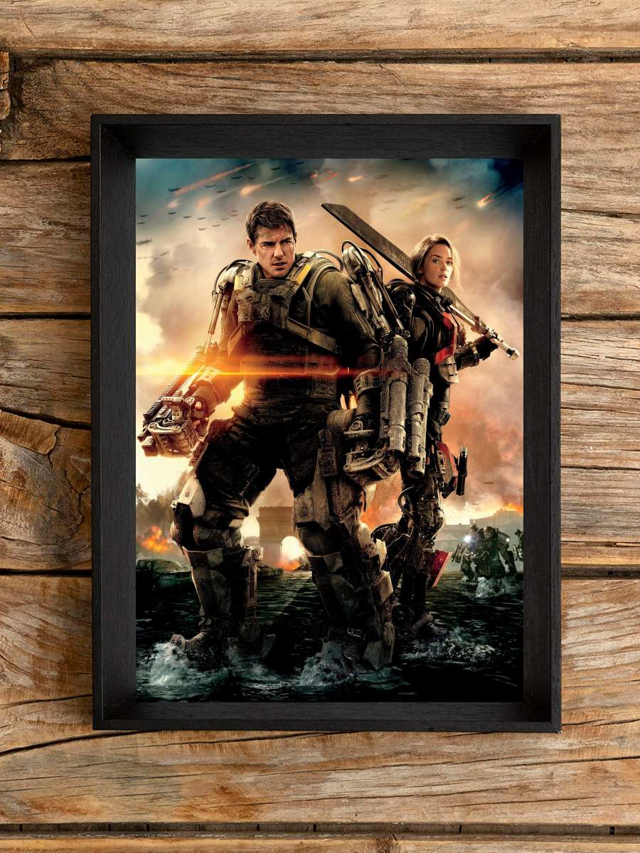 Yarının Sınırında - Edge of Tomorrow Film Tablo Siyah Çerçeveli Film Poster Afiş Tablo