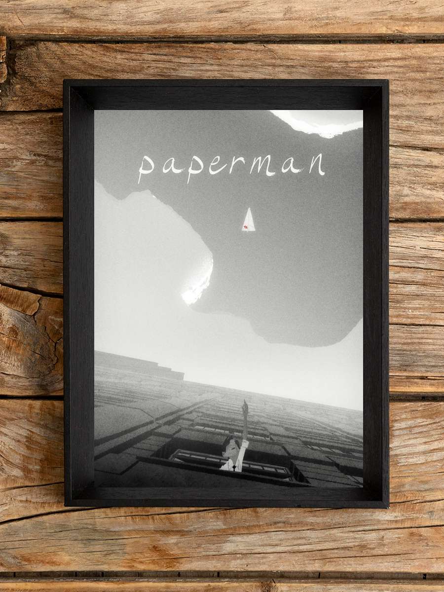 Paperman Film Tablo Siyah Çerçeveli Film Poster Afiş Tablo