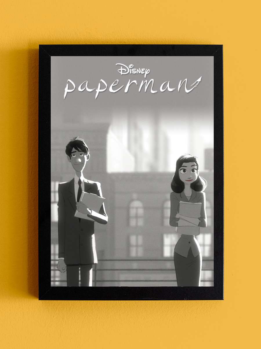 Paperman Film Tablo Siyah Çerçeveli Film Poster Afiş Tablo