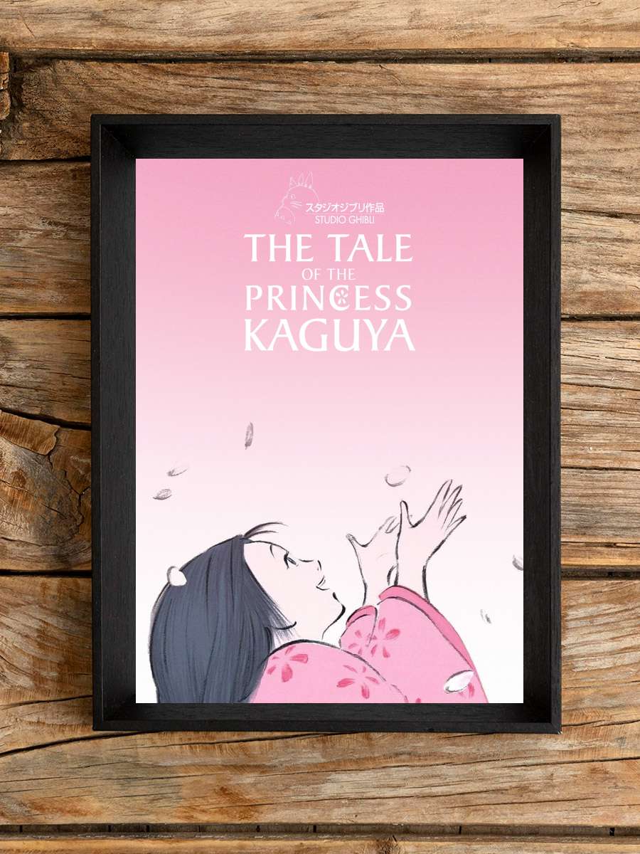 Prenses Kaguya Masalı - かぐや姫の物語 Film Tablo Siyah Çerçeveli Film Poster Afiş Tablo