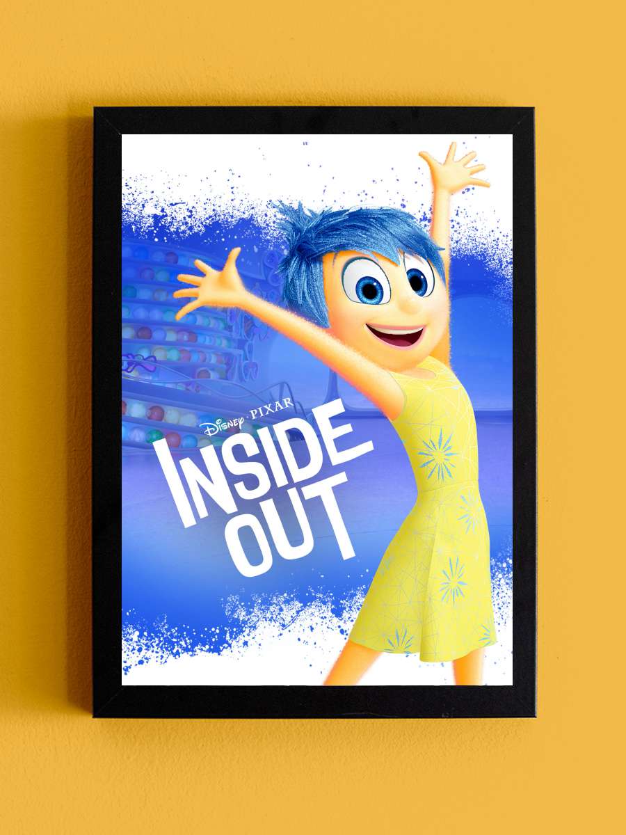 Ters Yüz - Inside Out Film Tablo Siyah Çerçeveli Film Poster Afiş Tablo