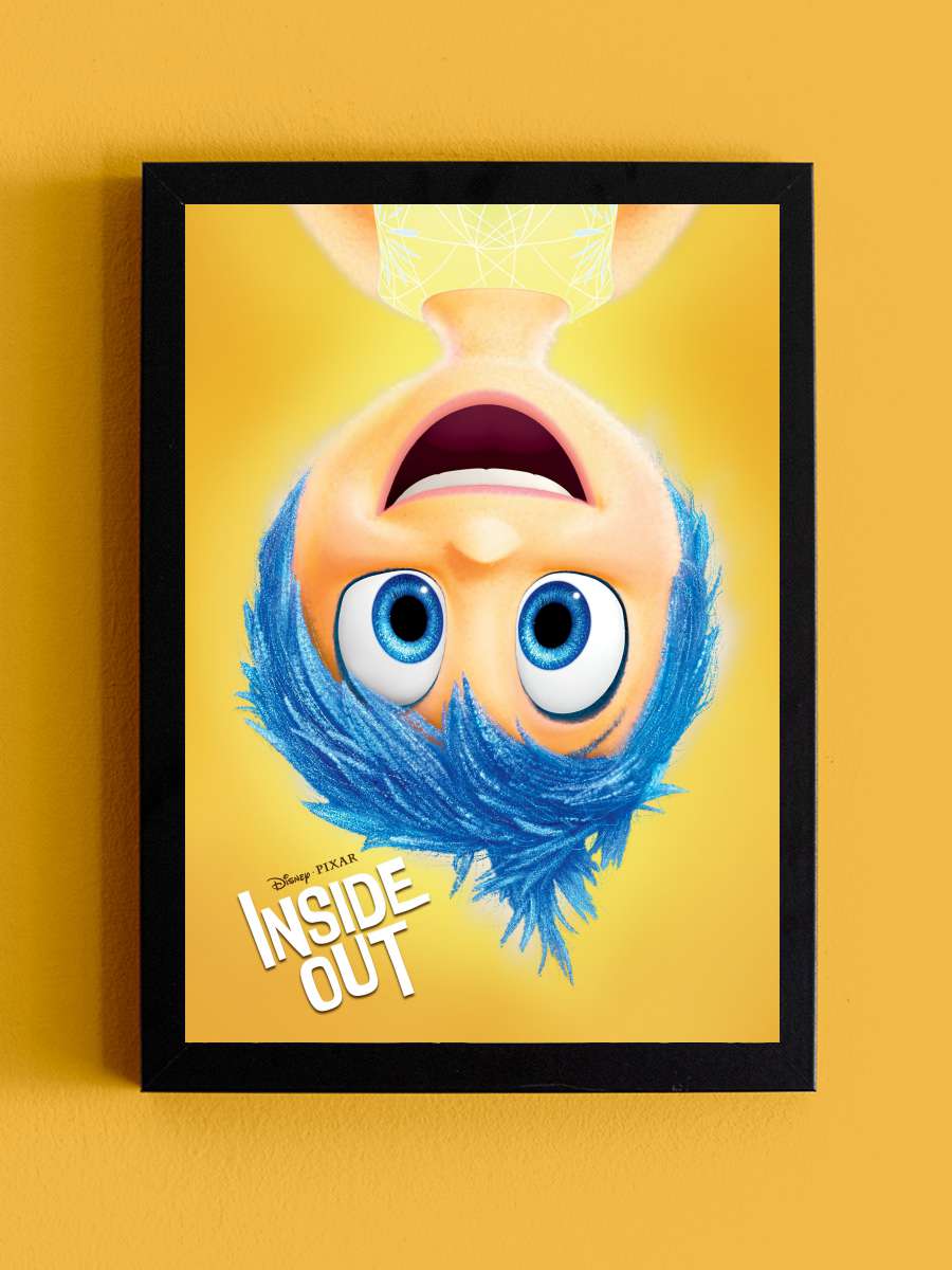 Ters Yüz - Inside Out Film Tablo Siyah Çerçeveli Film Poster Afiş Tablo