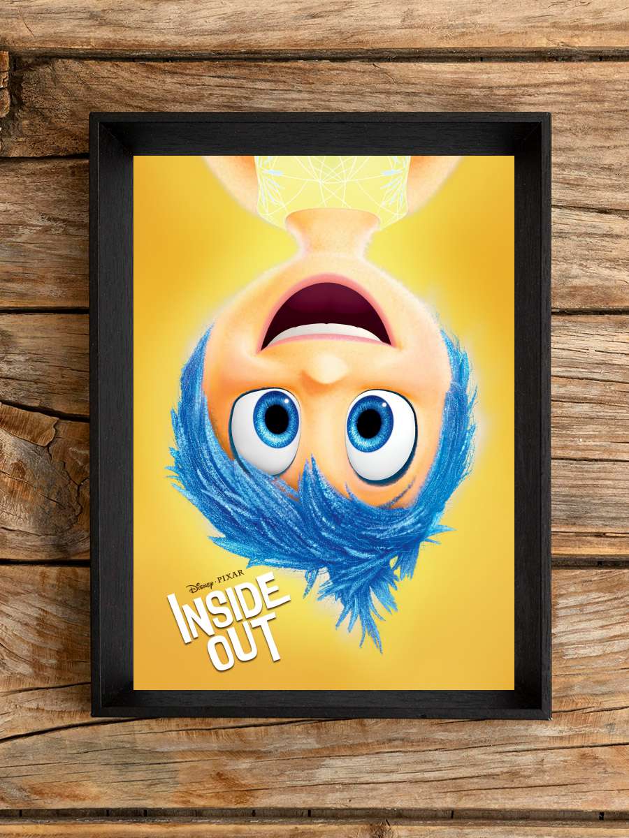 Ters Yüz - Inside Out Film Tablo Siyah Çerçeveli Film Poster Afiş Tablo