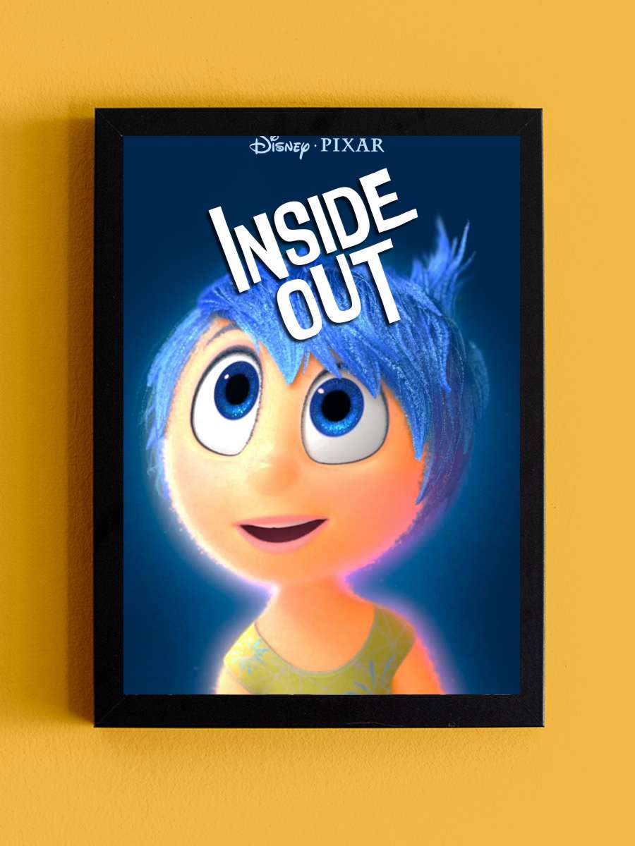 Ters Yüz - Inside Out Film Tablo Siyah Çerçeveli Film Poster Afiş Tablo