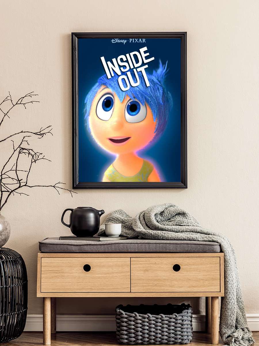 Ters Yüz - Inside Out Film Tablo Siyah Çerçeveli Film Poster Afiş Tablo