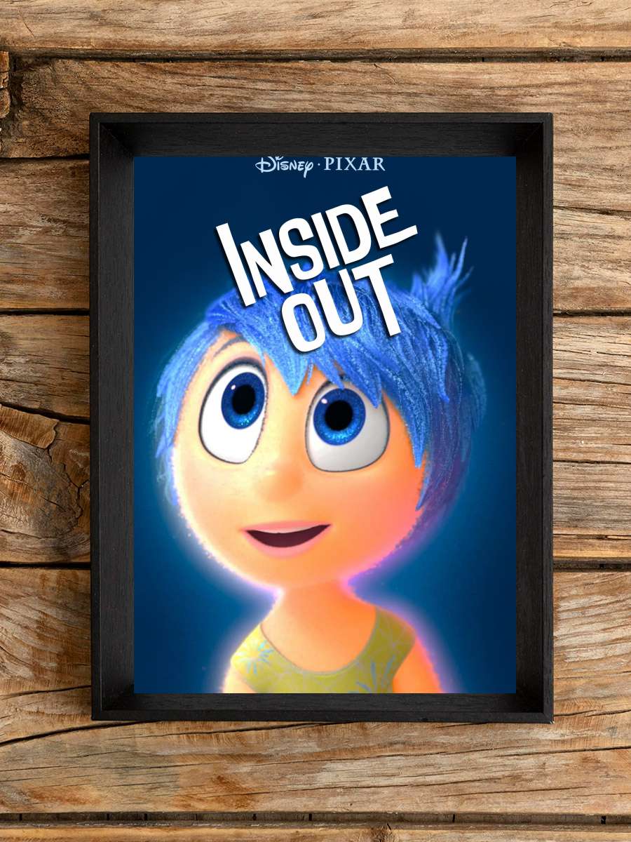 Ters Yüz - Inside Out Film Tablo Siyah Çerçeveli Film Poster Afiş Tablo