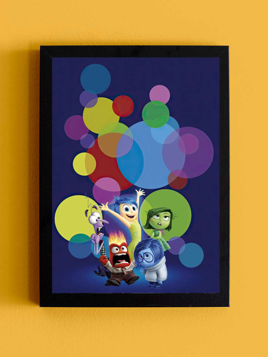 Ters Yüz - Inside Out Film Tablo Siyah Çerçeveli Film Poster Afiş Tablo