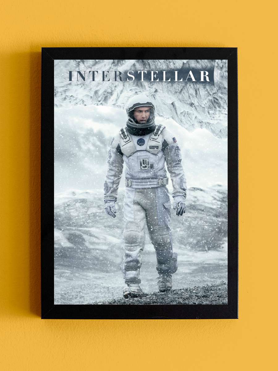 Yıldızlararası - Interstellar Film Tablo Siyah Çerçeveli Film Poster Afiş Tablo