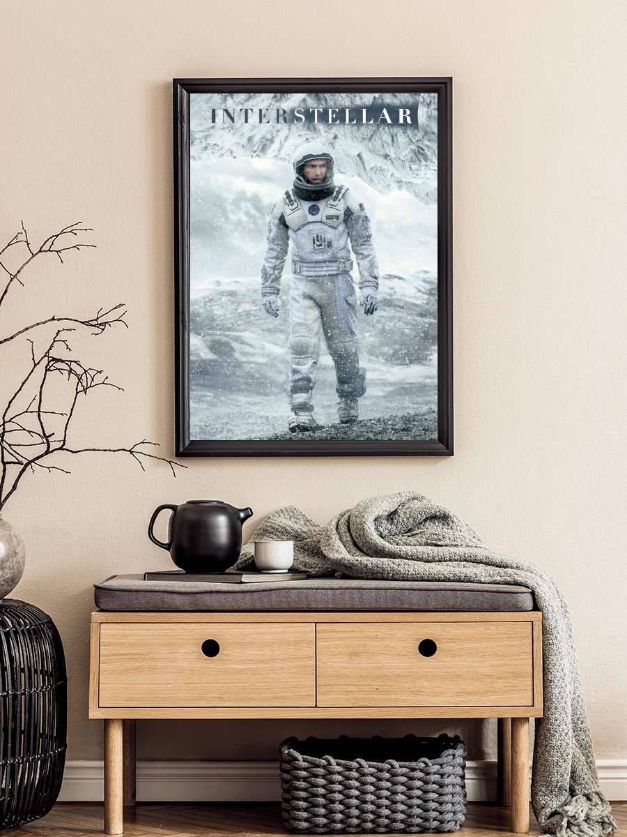 Yıldızlararası - Interstellar Film Tablo Siyah Çerçeveli Film Poster Afiş Tablo