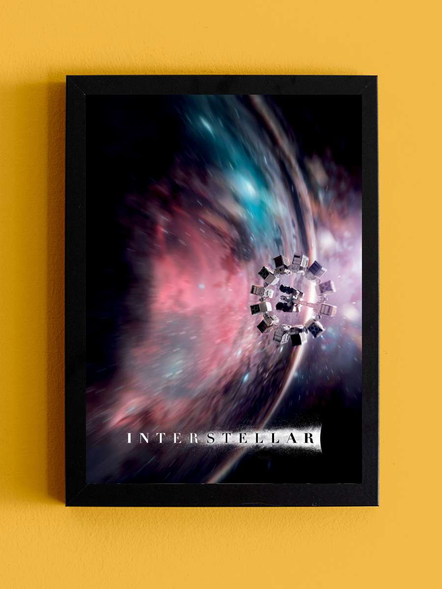 Yıldızlararası - Interstellar Film Tablo Siyah Çerçeveli Film Poster Afiş Tablo