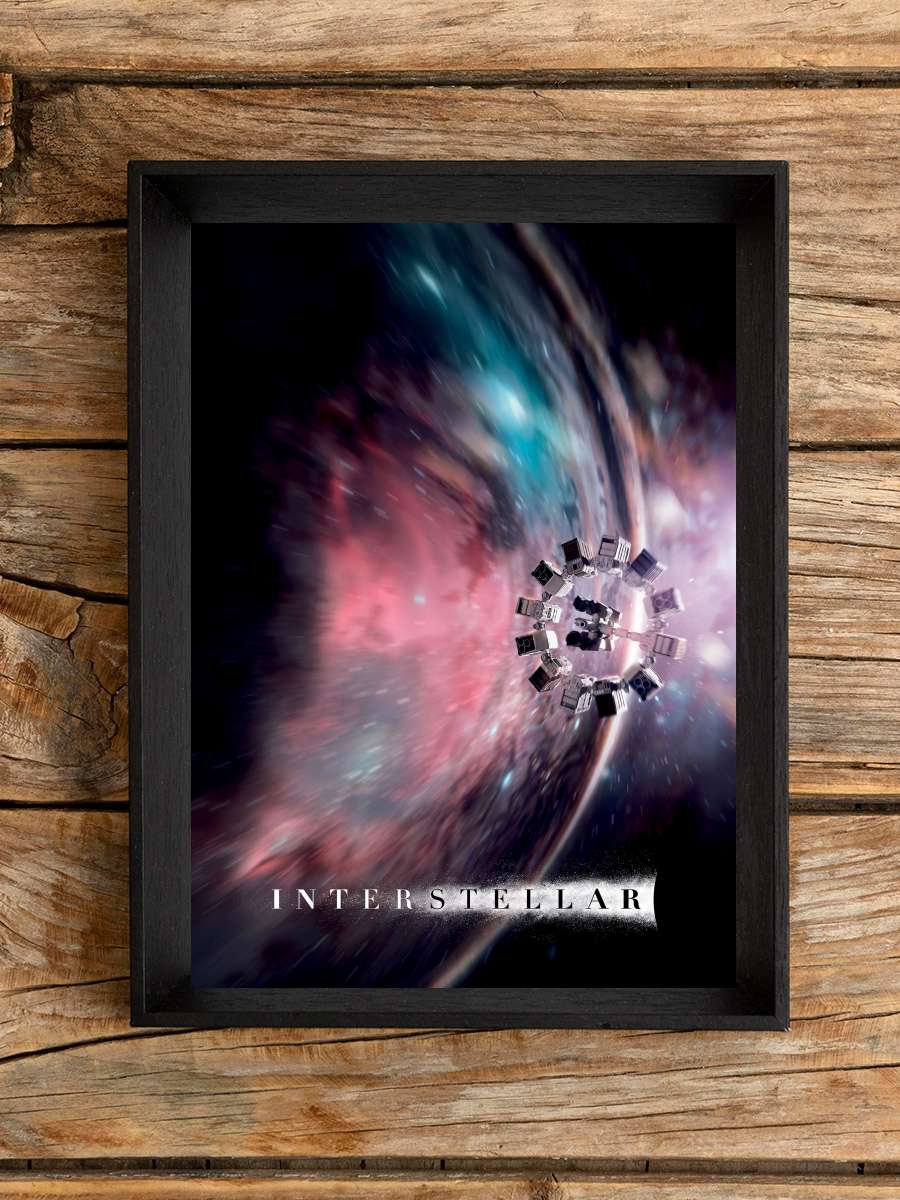 Yıldızlararası - Interstellar Film Tablo Siyah Çerçeveli Film Poster Afiş Tablo