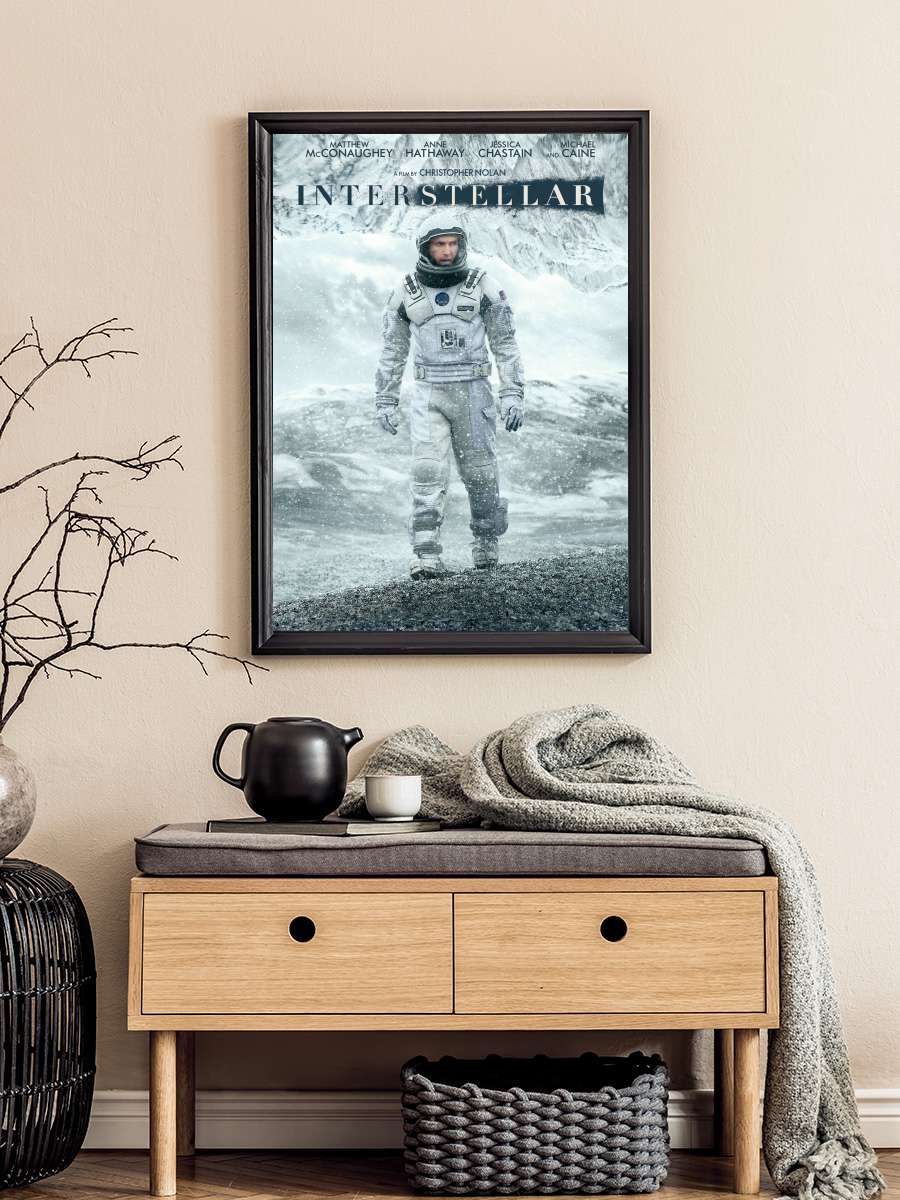 Yıldızlararası - Interstellar Film Tablo Siyah Çerçeveli Film Poster Afiş Tablo