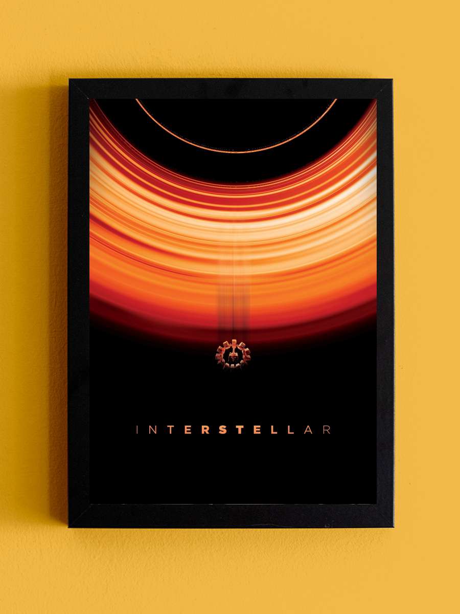 Yıldızlararası - Interstellar Film Tablo Siyah Çerçeveli Film Poster Afiş Tablo