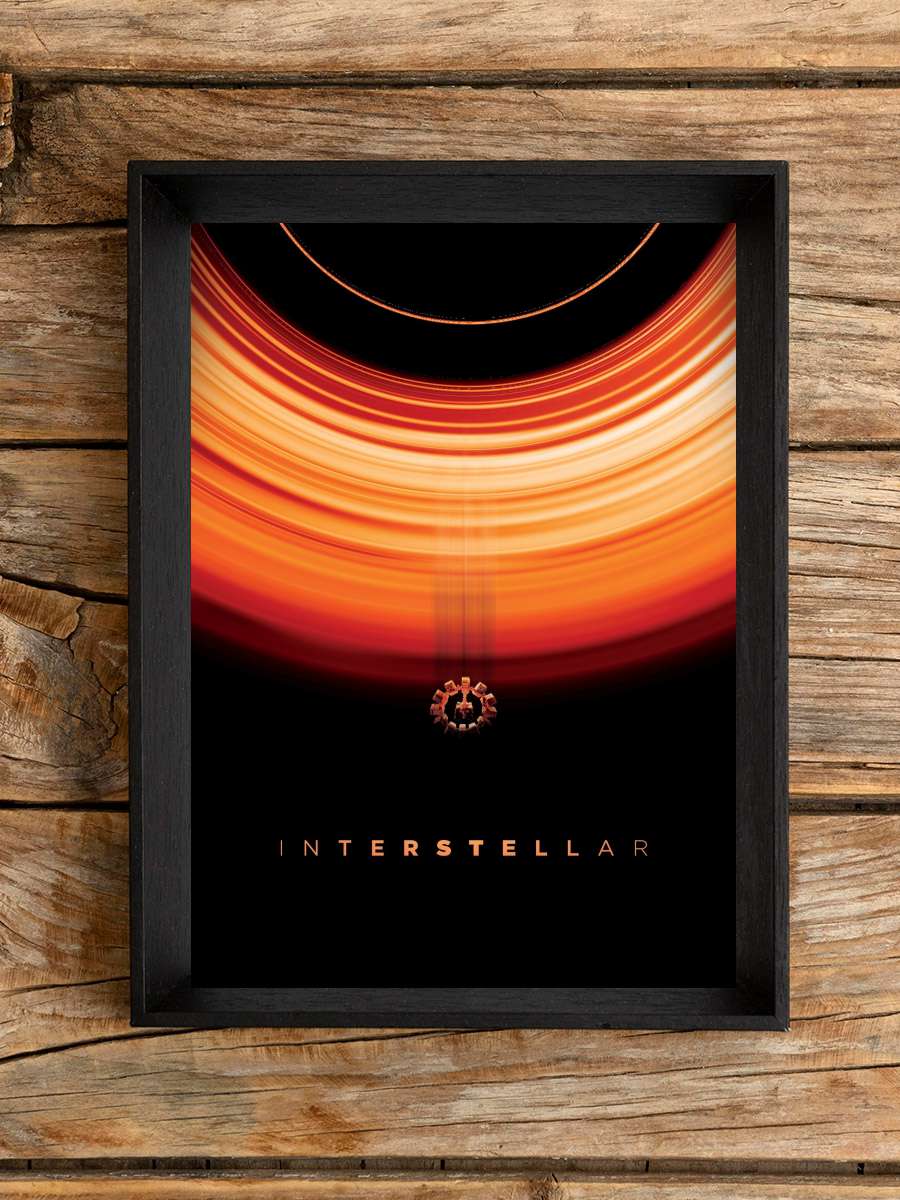 Yıldızlararası - Interstellar Film Tablo Siyah Çerçeveli Film Poster Afiş Tablo