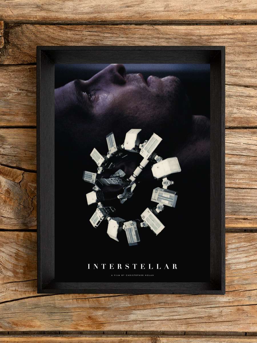 Yıldızlararası - Interstellar Film Tablo Siyah Çerçeveli Film Poster Afiş Tablo