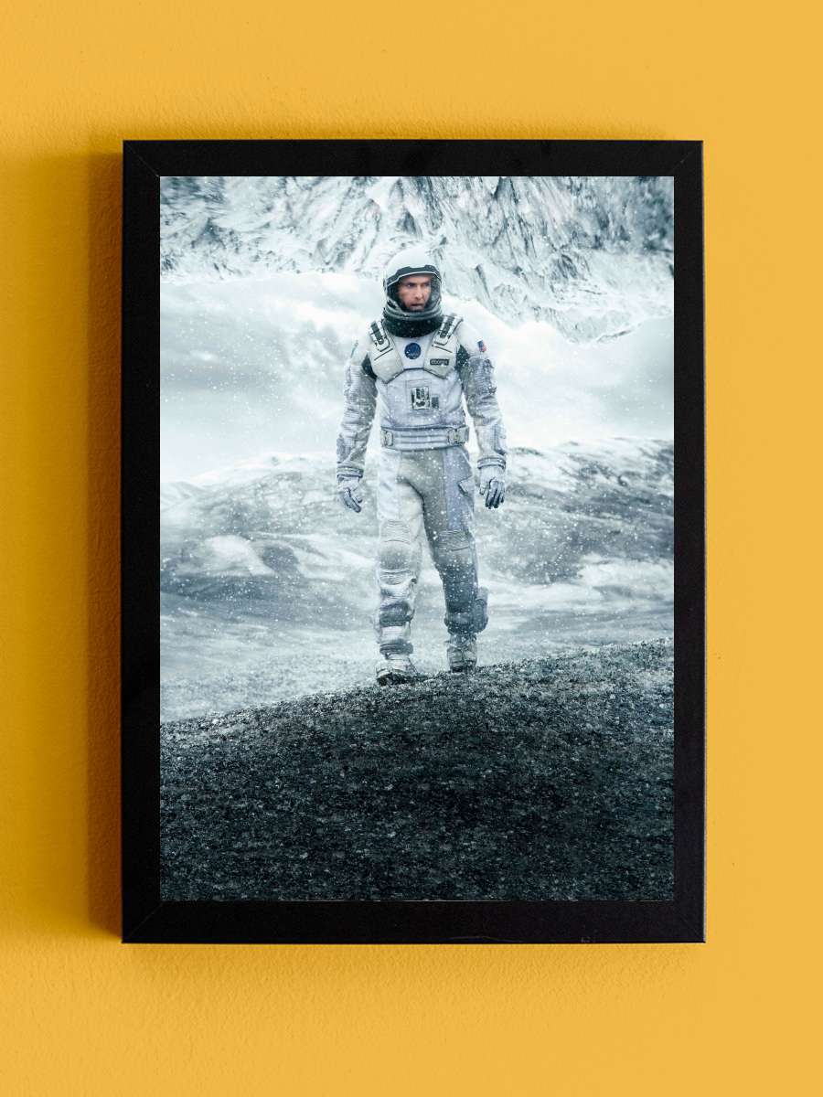 Yıldızlararası - Interstellar Film Tablo Siyah Çerçeveli Film Poster Afiş Tablo