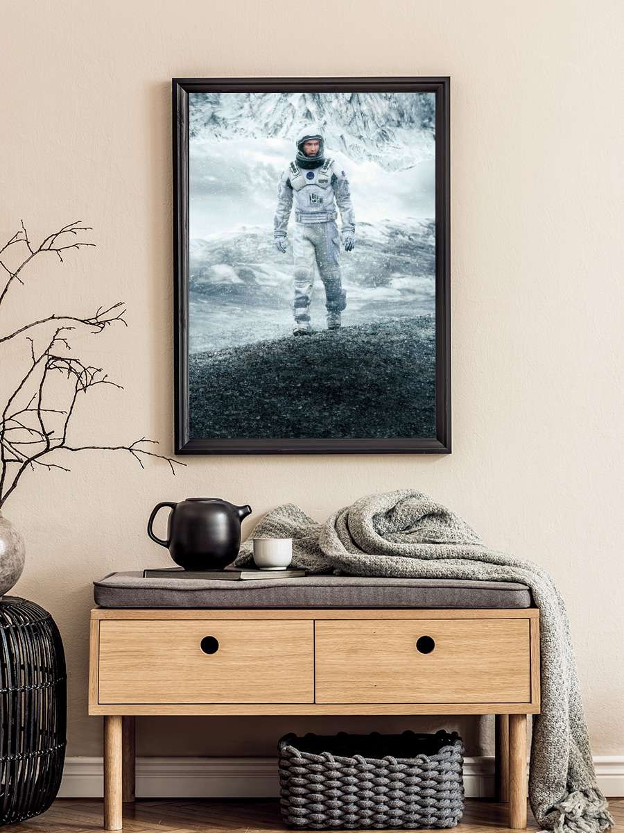 Yıldızlararası - Interstellar Film Tablo Siyah Çerçeveli Film Poster Afiş Tablo