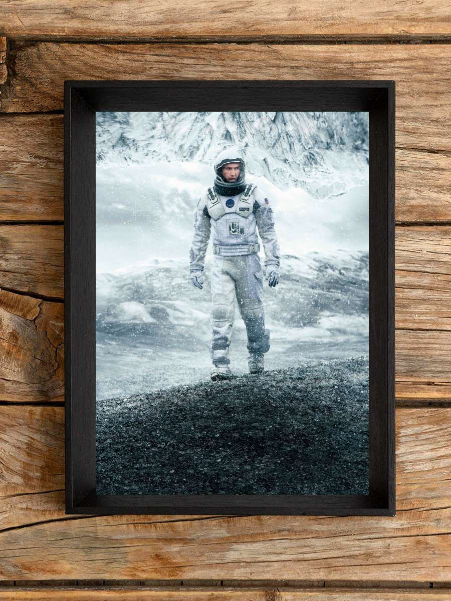 Yıldızlararası - Interstellar Film Tablo Siyah Çerçeveli Film Poster Afiş Tablo