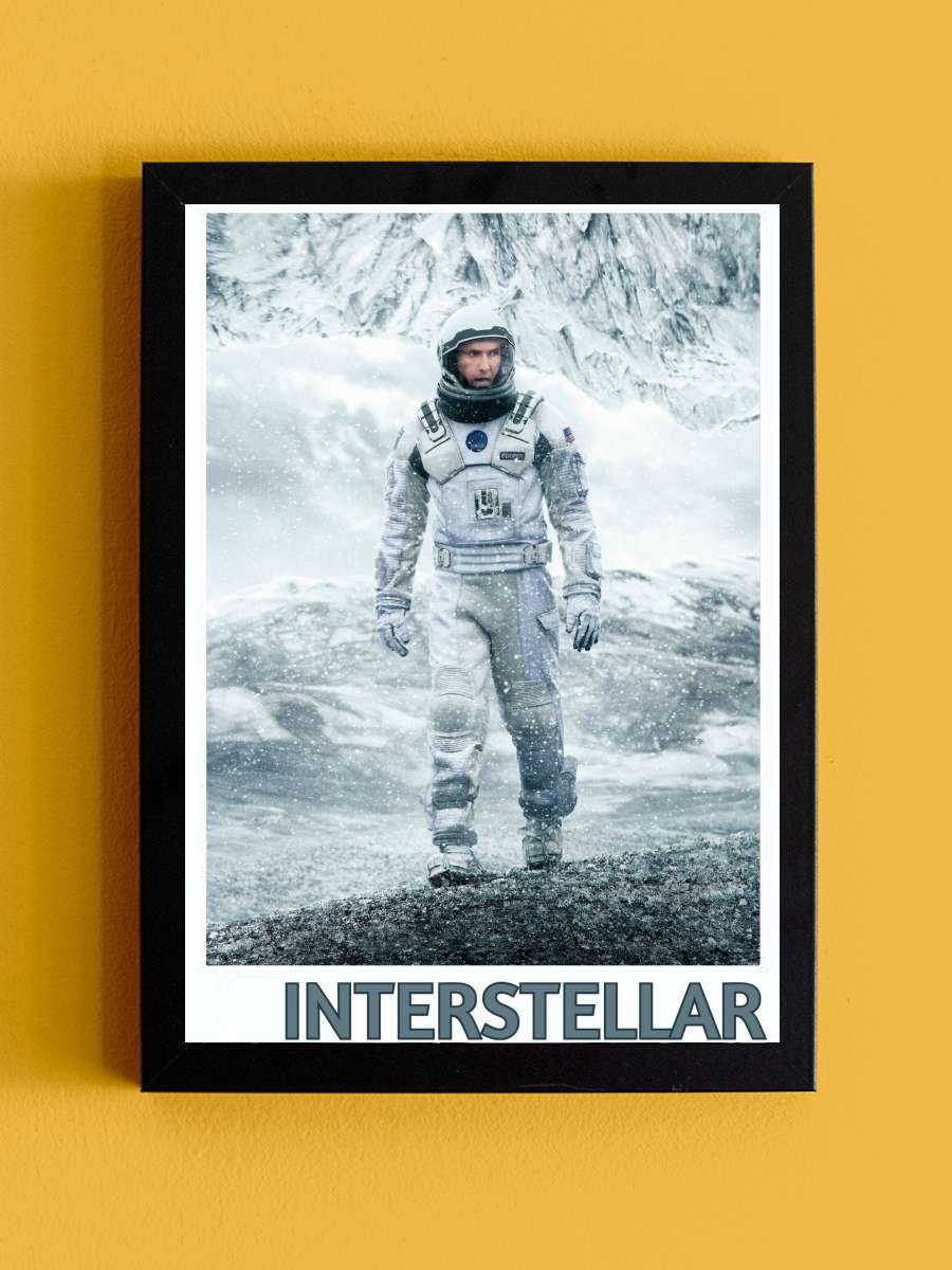 Yıldızlararası - Interstellar Film Tablo Siyah Çerçeveli Film Poster Afiş Tablo