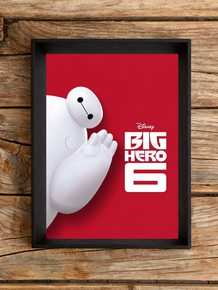 6 Süper Kahraman - Big Hero 6 Film Tablo Siyah Çerçeveli Film Poster Afiş Tablo