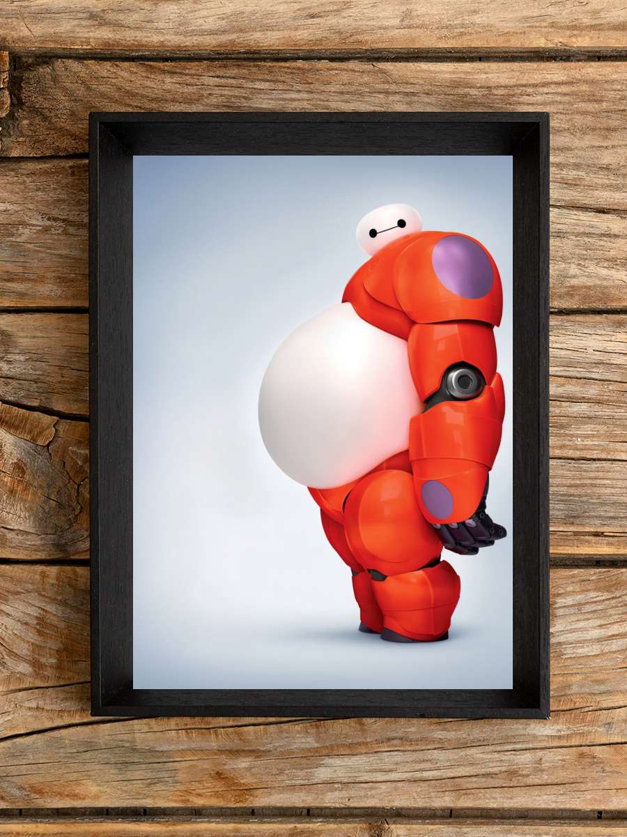 6 Süper Kahraman - Big Hero 6 Film Tablo Siyah Çerçeveli Film Poster Afiş Tablo