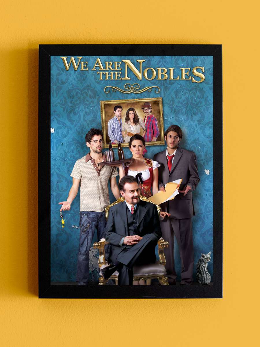 Noble Ailesi - Nosotros los nobles Film Tablo Siyah Çerçeveli Film Poster Afiş Tablo