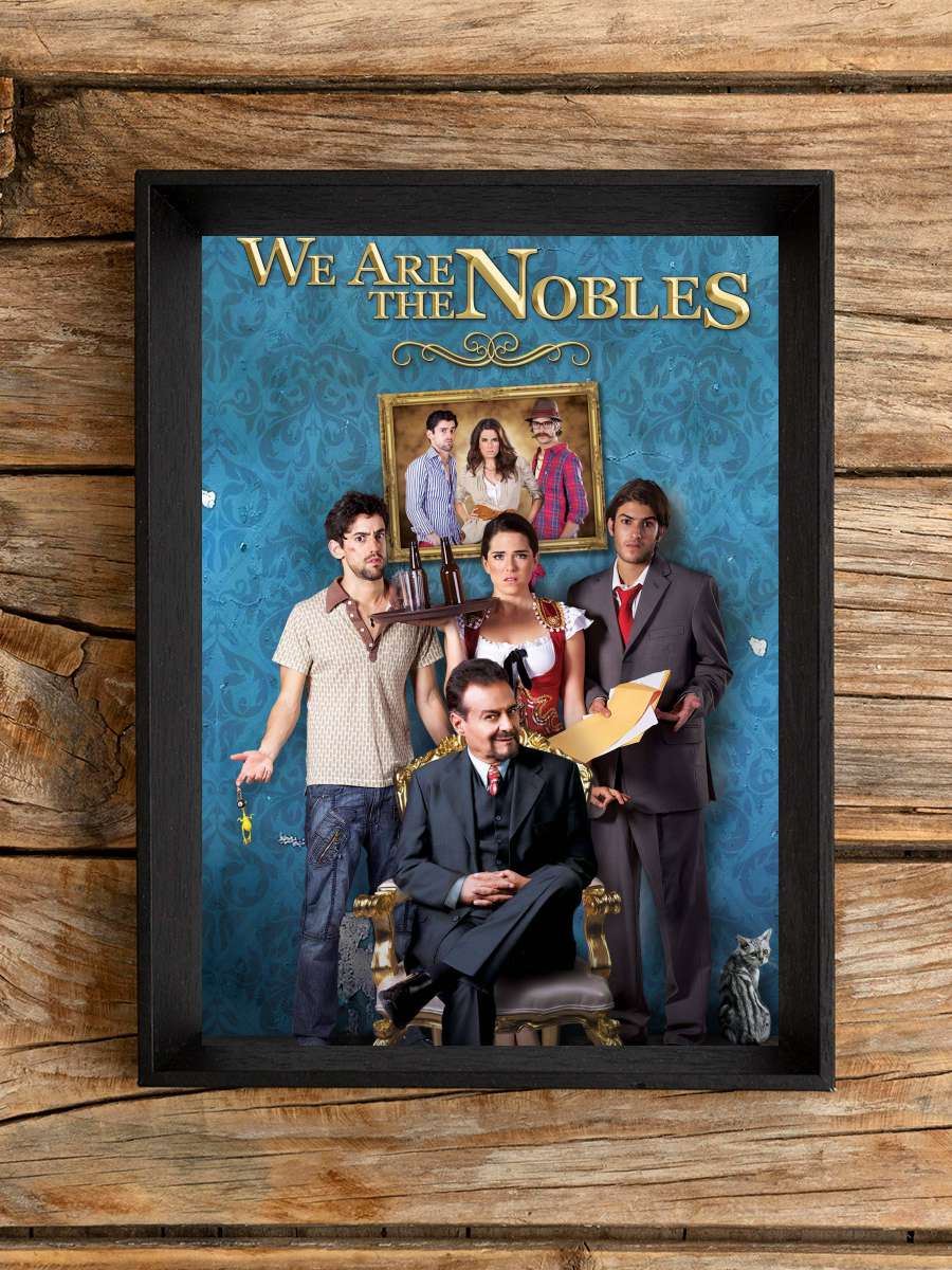 Noble Ailesi - Nosotros los nobles Film Tablo Siyah Çerçeveli Film Poster Afiş Tablo