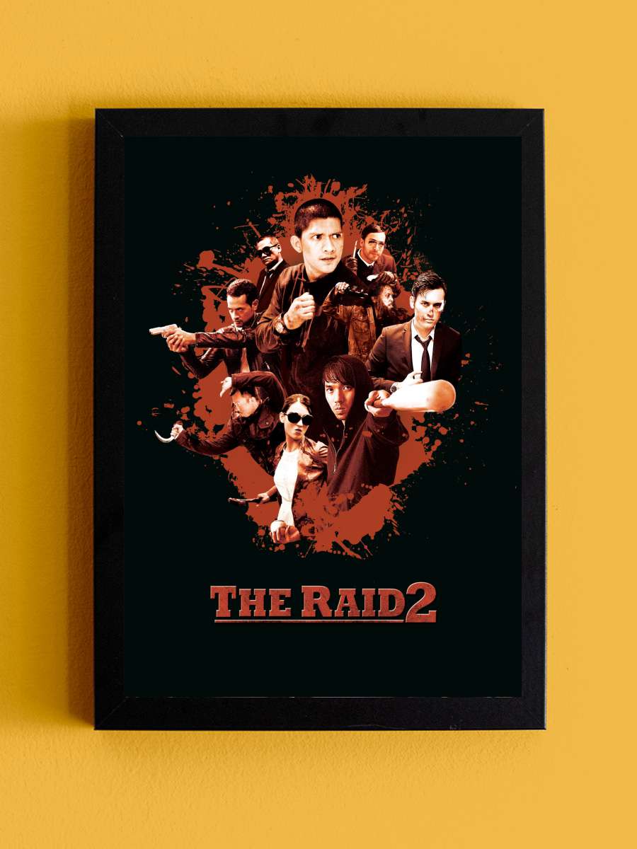 Baskın 2 - The Raid 2: Berandal Film Tablo Siyah Çerçeveli Film Poster Afiş Tablo