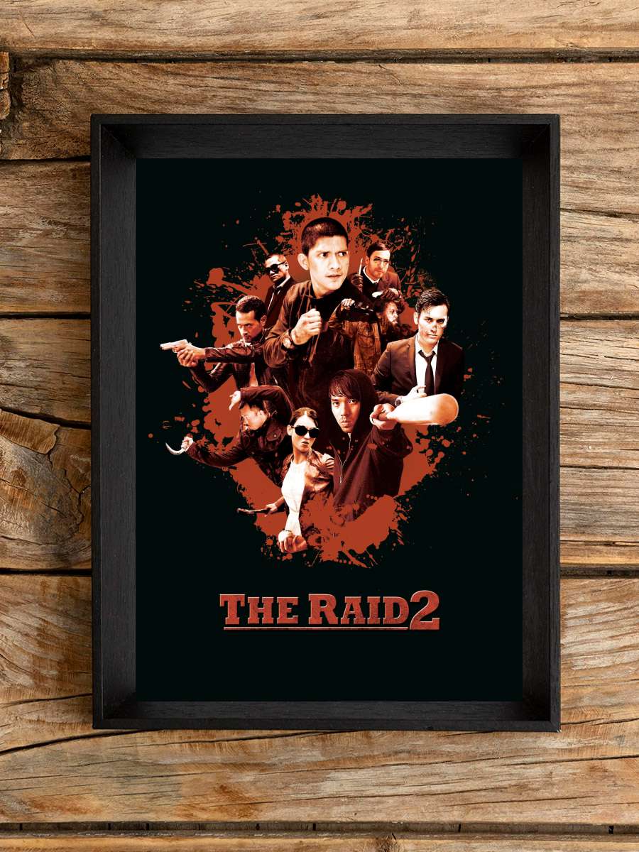 Baskın 2 - The Raid 2: Berandal Film Tablo Siyah Çerçeveli Film Poster Afiş Tablo