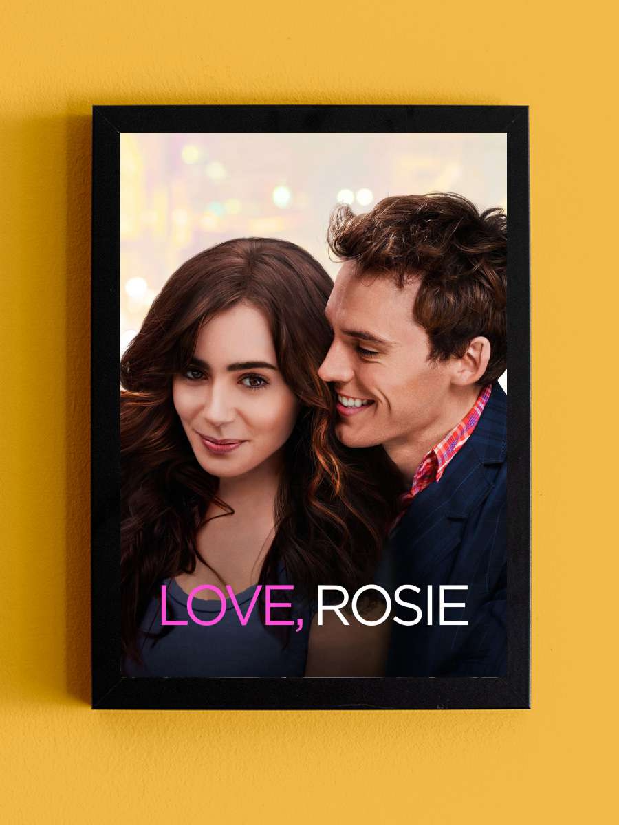 Love, Rosie Film Tablo Siyah Çerçeveli Film Poster Afiş Tablo