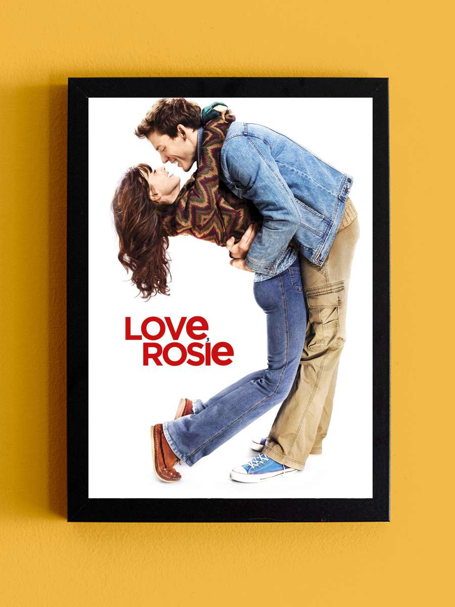 Love, Rosie Film Tablo Siyah Çerçeveli Film Poster Afiş Tablo