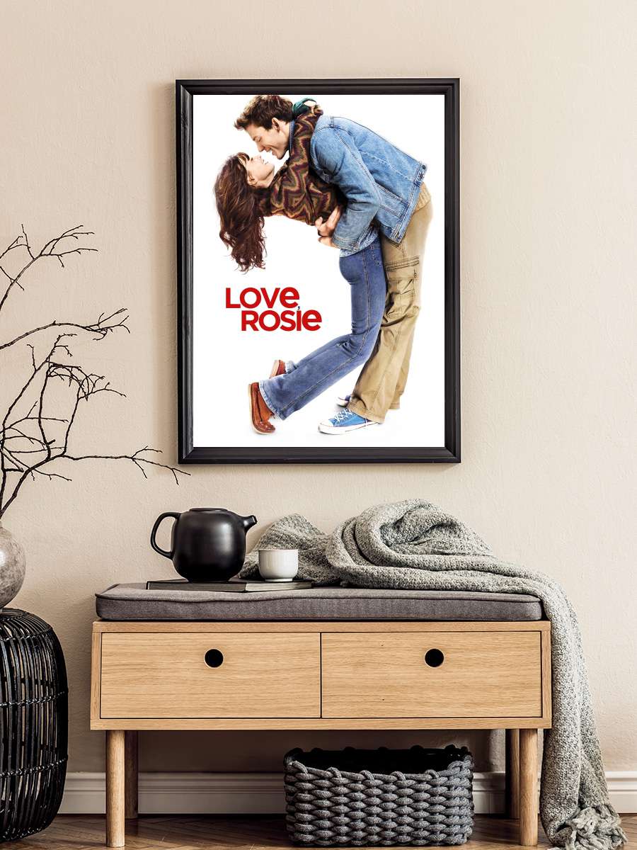 Love, Rosie Film Tablo Siyah Çerçeveli Film Poster Afiş Tablo