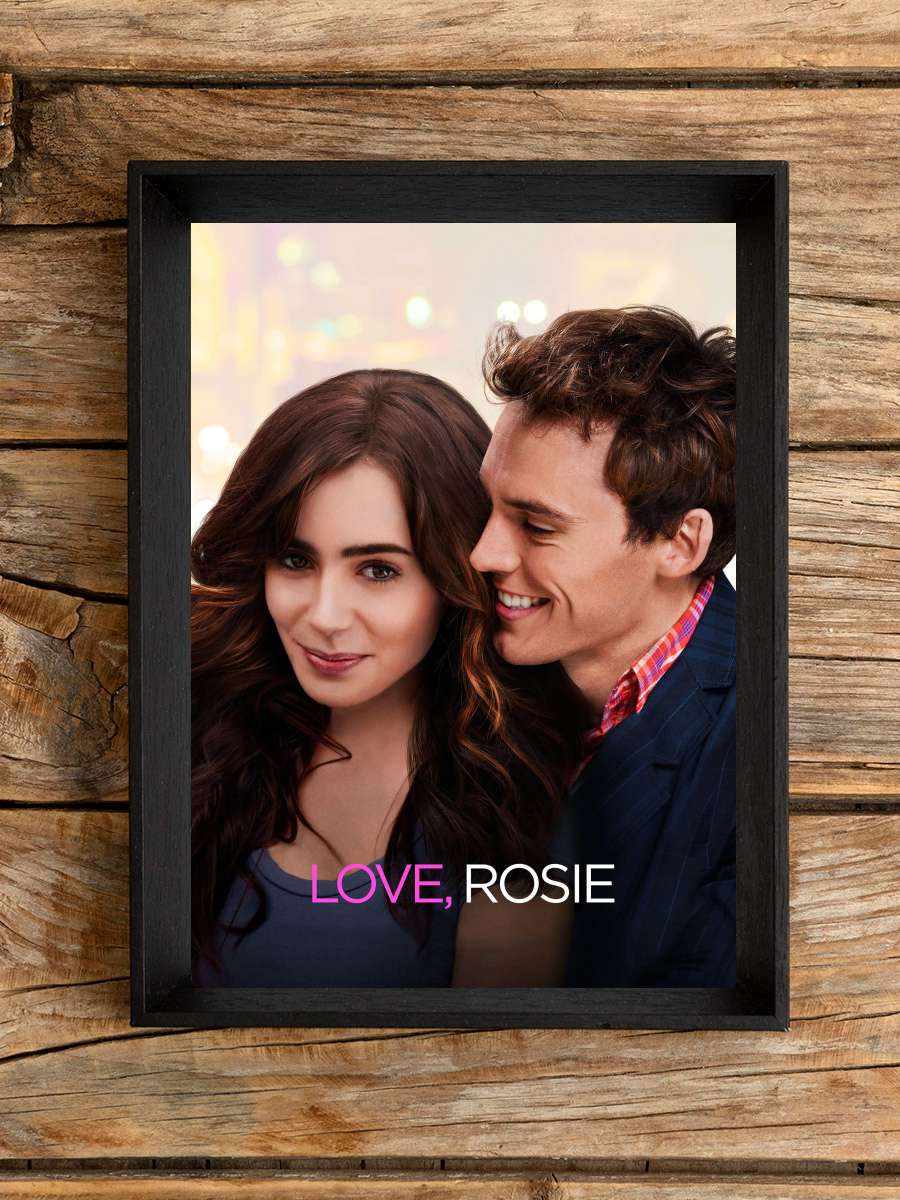 Love, Rosie Film Tablo Siyah Çerçeveli Film Poster Afiş Tablo