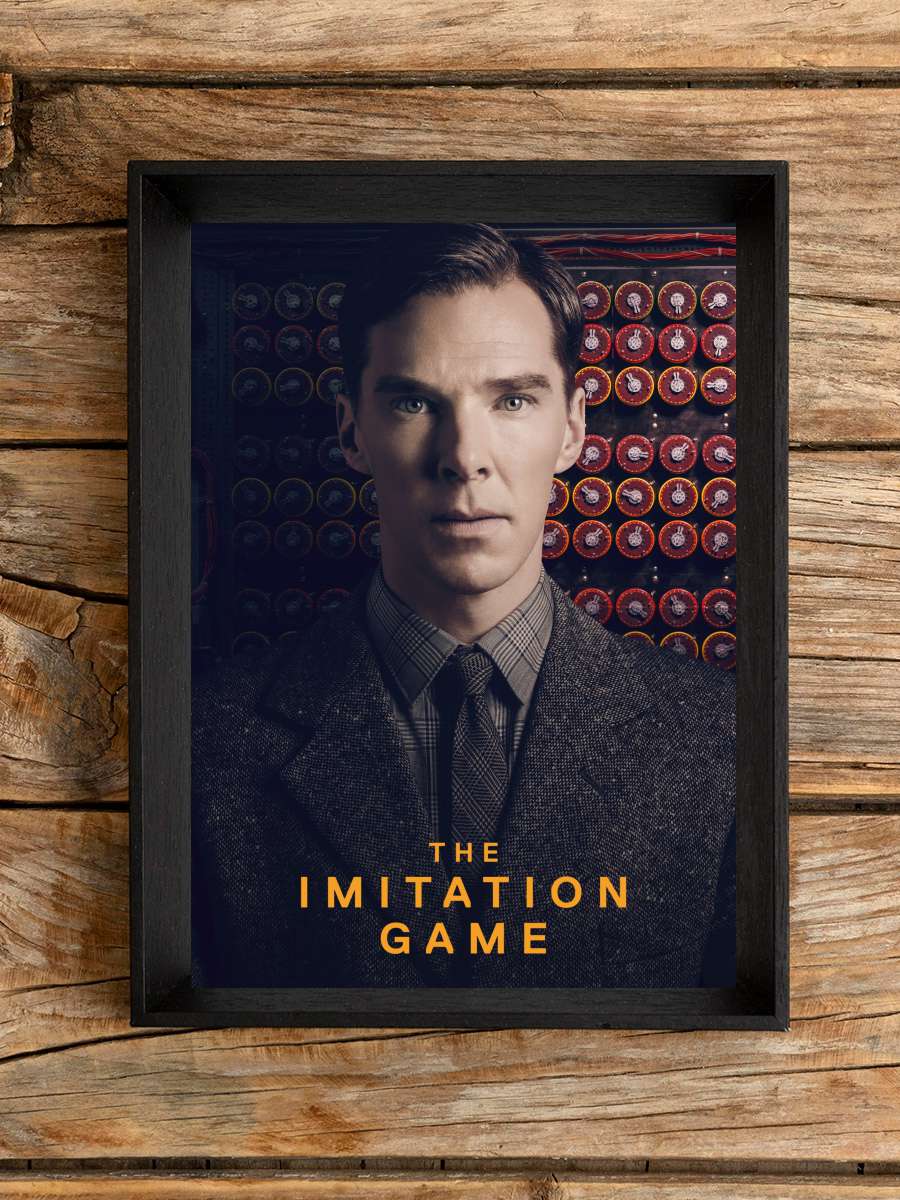 Enigma - The Imitation Game Film Tablo Siyah Çerçeveli Film Poster Afiş Tablo