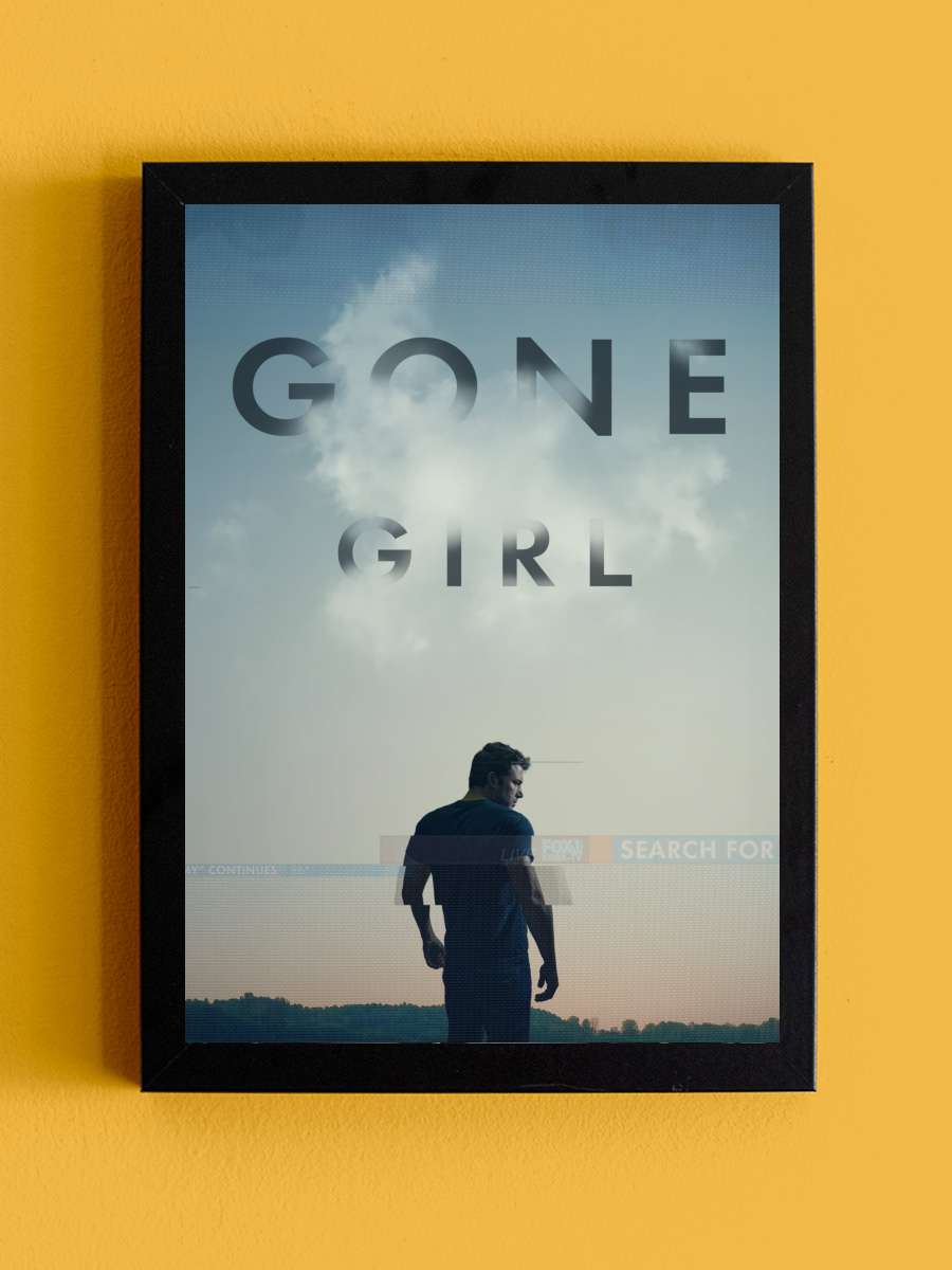 Kayıp Kız - Gone Girl Film Tablo Siyah Çerçeveli Film Poster Afiş Tablo