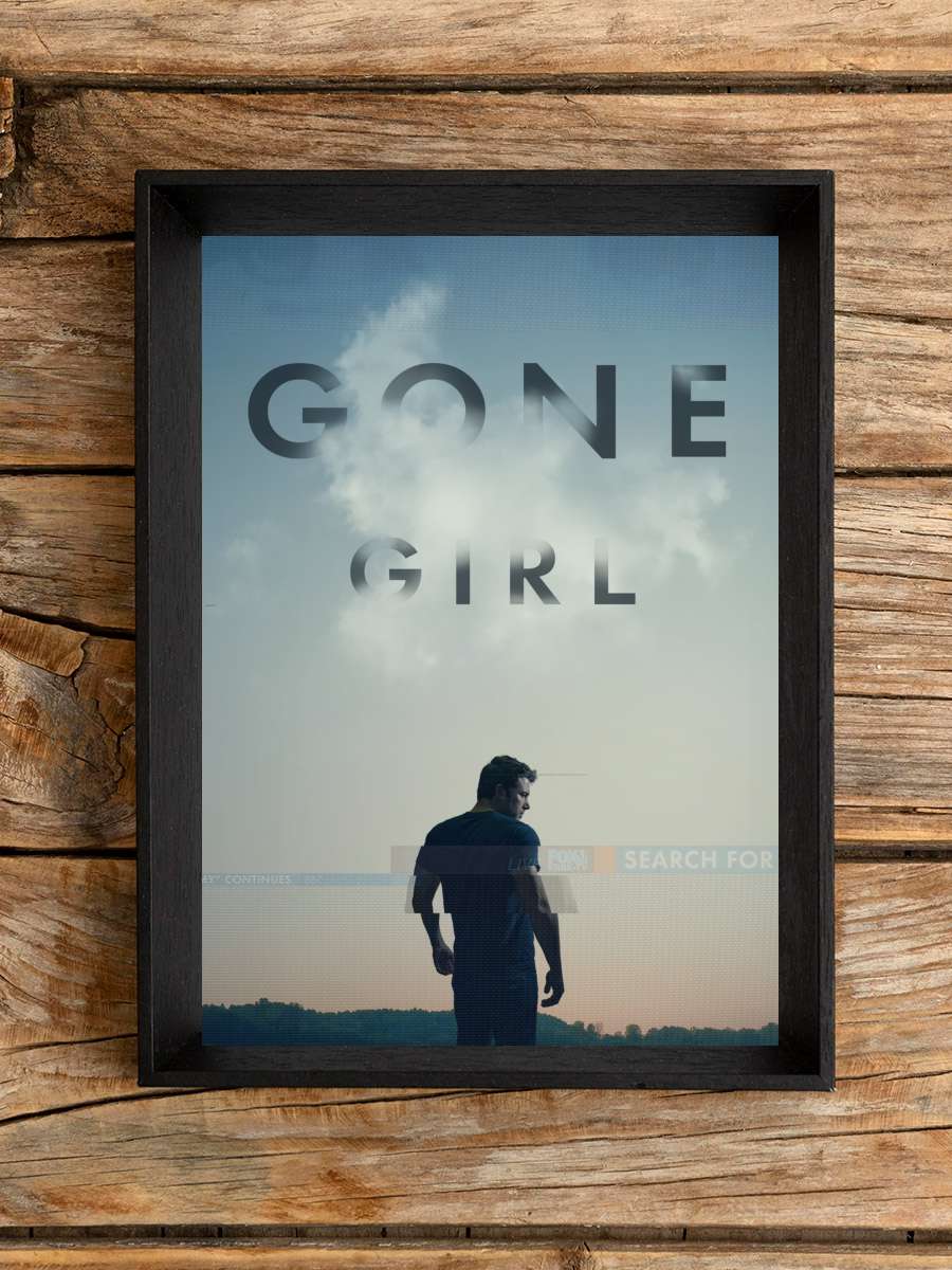 Kayıp Kız - Gone Girl Film Tablo Siyah Çerçeveli Film Poster Afiş Tablo